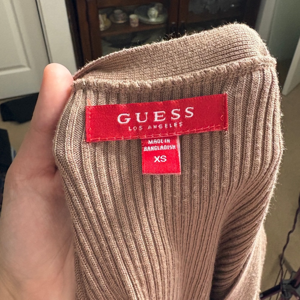 Tan Guess Knit Dress - Picture 4 of 4